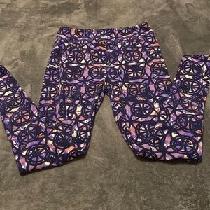 peace sign leggings